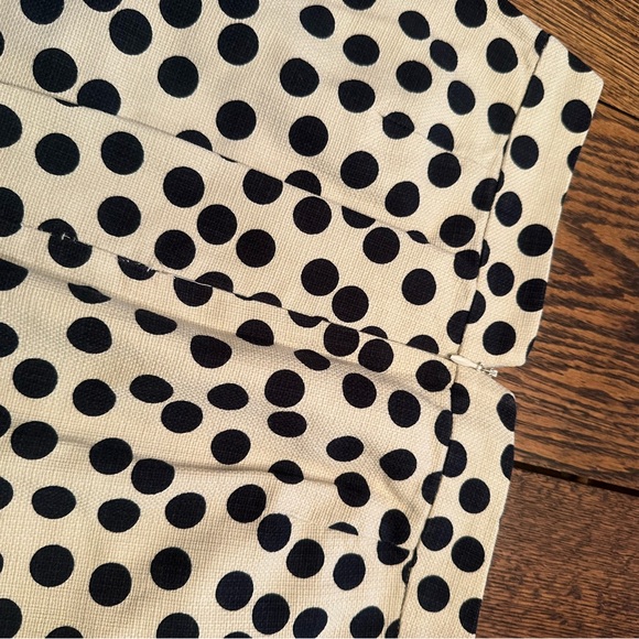 J. Crew Black and White Polka Dot Mini Skirt - Picture 3 of 4